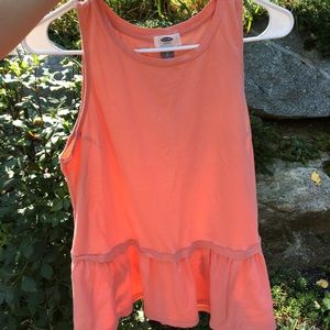 Peplum tank top